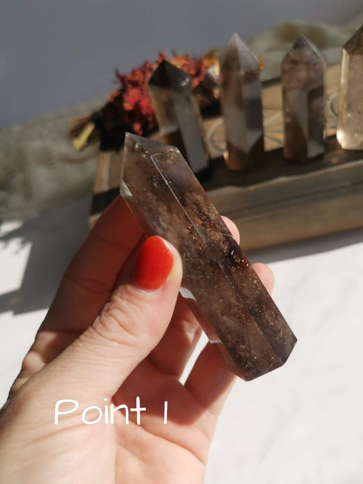 Smoky Quartz Points