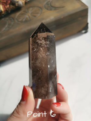 Smoky Quartz Points