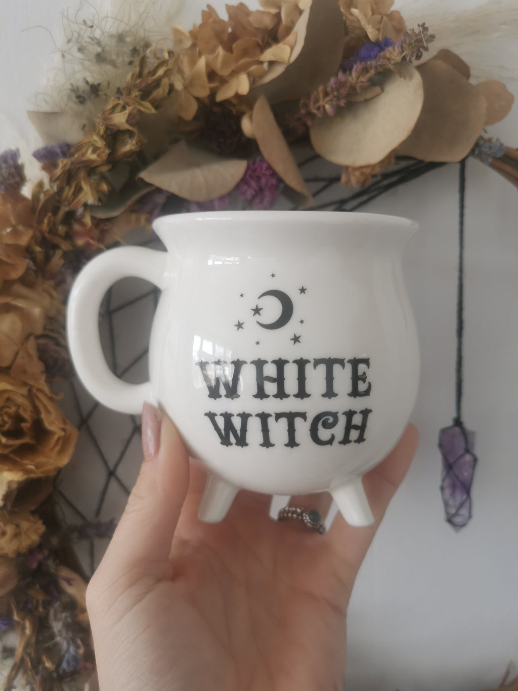 White Witch Cauldron Mug