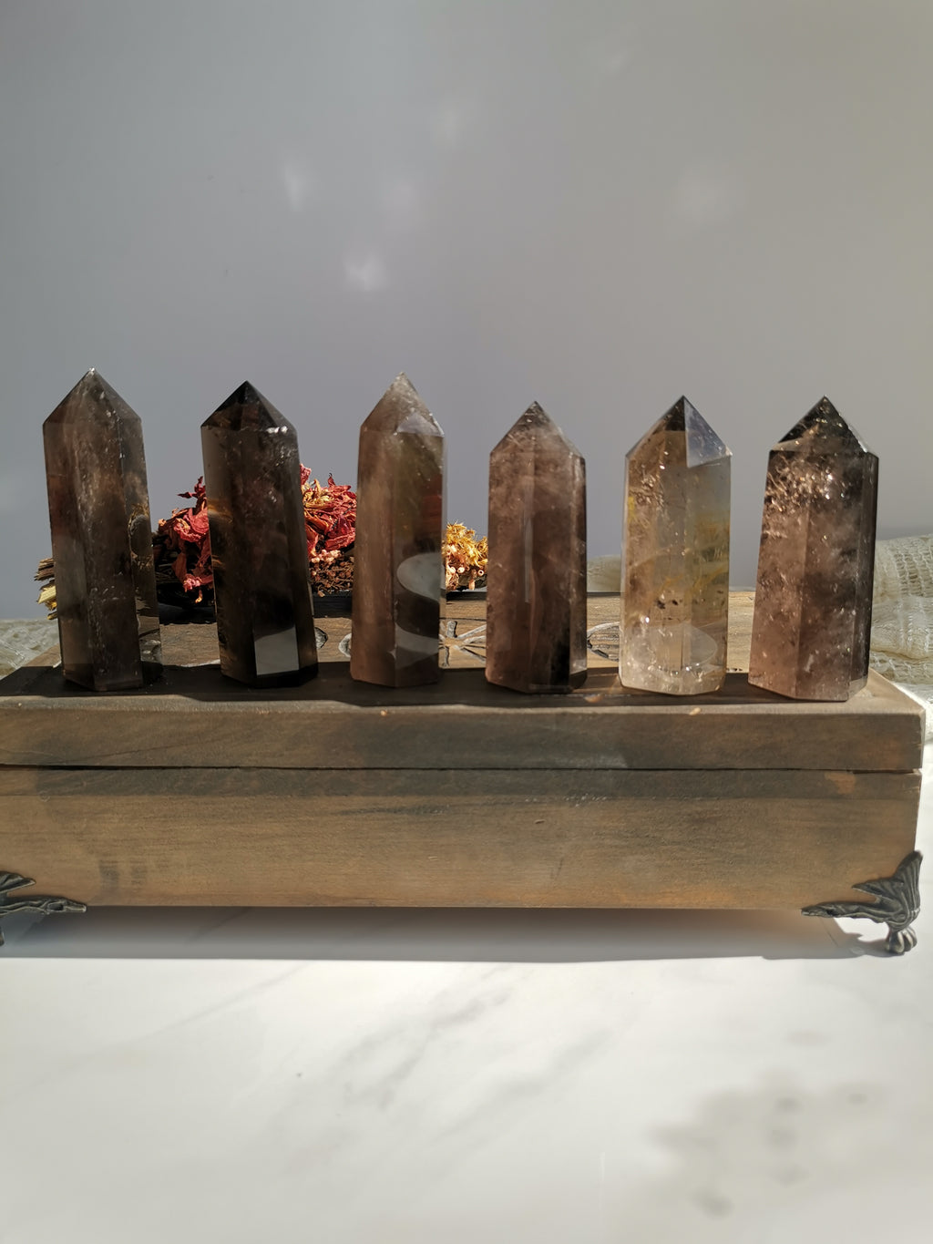 Smoky Quartz Points