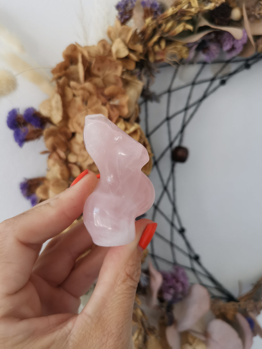 Rose Quartz Pregnant Goddess #3 (small)